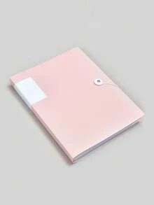 Back To School Essential A4 30-Page Transparent Pocket Folder With Snap Closure, Student Document Organizer For Test Papers, Study Materials, Sheet Music, Songbooks, Certificates Collection - Single Piece - View 13