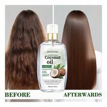 Kondisioner Rambut Minyak Argan Maroko 200ml/6,76fl.Oz, Pelindung Panas, Semprotan Rambut Penghalus Instan. Semprotan Pelindung Panas Pengeringan Rambut dengan Penghalus Keratin. Mengandung Squalane Nabati, Formula Pelindung Panas Kelas Salon, Kaya akan Minyak Argan. - Minyak kelapa - View 7