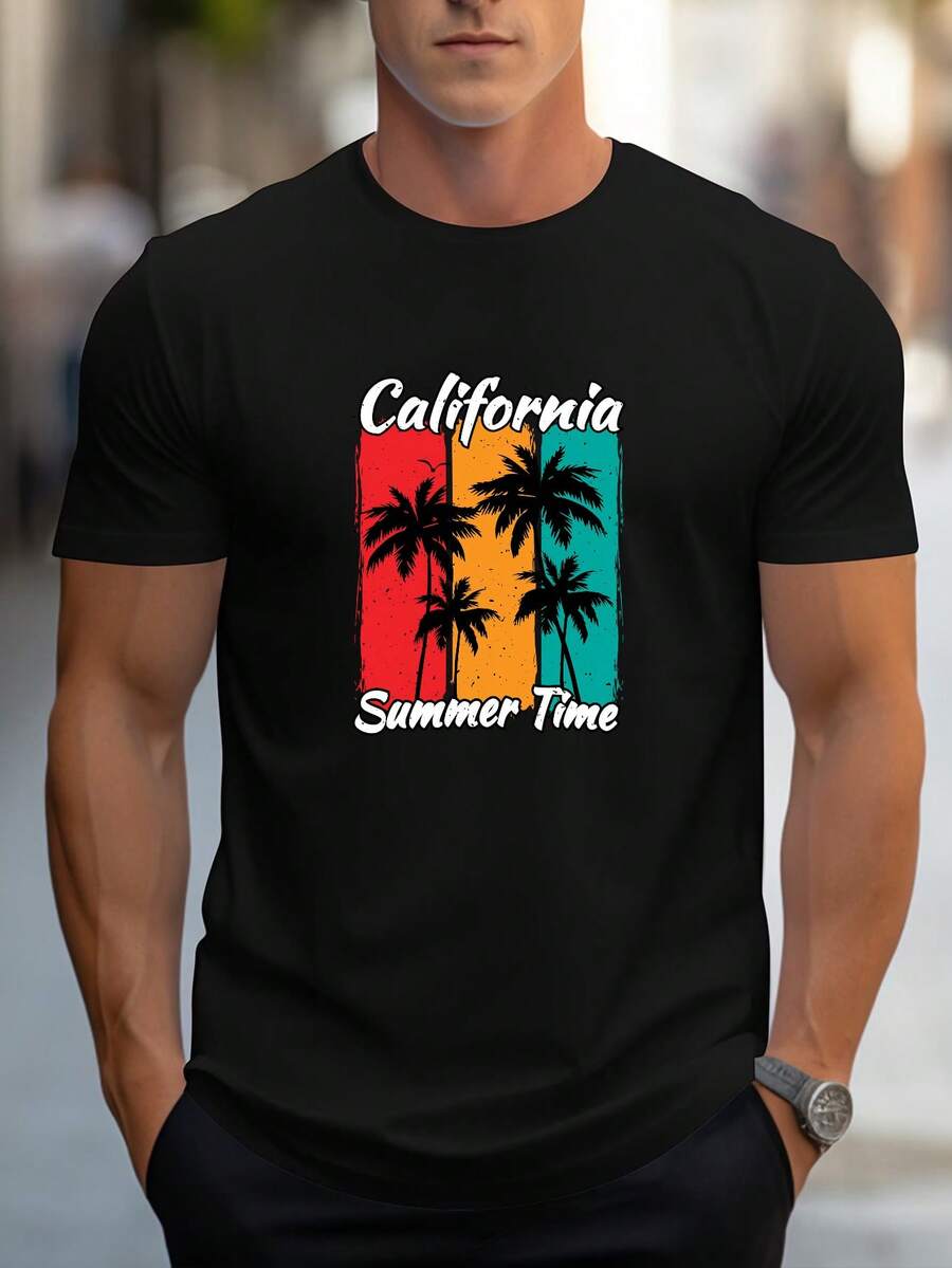 Camisetas de hombre - Negro - Ver 1