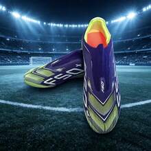 Unisex AG Long Stud Football Boots, Asymmetrical Gradient Upper, Performance & Aesthetics Combined - Mauve Purple - View 8