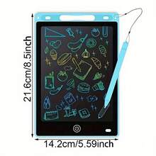 8.5 Inch LCD Electronic Drawing Board - Colorful Erasable Portable With Stylus | School Office Home Note-Taking Christmas Gift - Multicolor - View 8