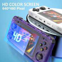 Brand New R36H Retro Handheld Game Console, Open Source Linux System, Classic Retro Games, 3.5" IPS Screen, Portable Video Player, Pre-Loaded With 15,000+ Games, Multiple Colors Available, Open Source Handheld Game Console - Shape - View 6