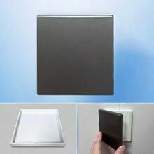 1/2件裝壁掛式開關保護蓋 自黏式塑膠插座保護蓋 86型電插頭蓋 浴室用 - 加高 - 查看 15