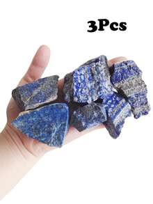 QYDCX Natural Lapis Lazuli Raw Stone, Asymmetrical Blue Rough Healing Crystal, Suitable For Aromatherapy Diffuser, DIY Jewelry, Home Decor And Meditation - Blue - View 10