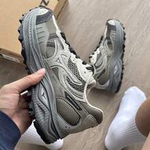 Mizuno 全新 RACER ADV Outdoor 透氣網布登山鞋 中性吸震慢跑鞋 - 綠色/黑色 - 查看 4