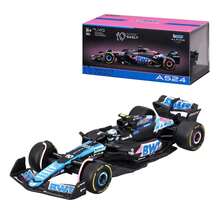 Model Pembalap F1 Skala 1/43 Burago dengan Helm, Termasuk Kotak Pajangan, Figur Model Mobil Balap F1 Kreatif - MultiWarna - View 6