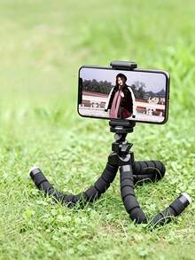 Octopus Tripod Portable Travel Phone Stand Handheld Gimbal Stabilizer Single Tube Macro Selfie Camera Universal Tripod Professional Vlog Desktop Photography Stand - Octopus Tripod - View 8