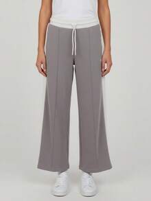 Adidas Originals 女款 RETRO PANT W 針織長褲 KY3345 - 灰色 - 查看 1