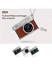 Reletech Cute Retro Mini Camera, Wearable Digital Pocket Camera, 6 Filters + Video Recorder, 0.96" IPS Screen And LED Flash - Best Birthday Christmas Gift - View 8