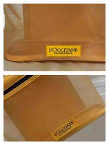 L'Occitane Label Decorated Semi Transparent Makeup Case For Bedroom Vanity Sorting Wedding Guest Surprise Gift LOCCITANE-GIFT-21 - Ginger - View 5