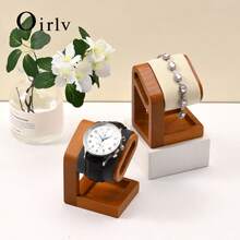 Oirlv Wooden Bracelet Watch Display Stand Jewelry Organizer Jewelry Storage Holder Watch Rack Watch Display Props For Showcase Wrist Watch Stand - Solid Wood Watch Stand - View 3