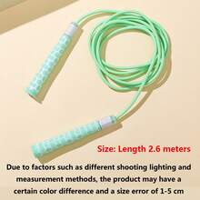 1pc PVC Speed Anti-Slip Jump Rope Fitness Sports Professional Rope Middle School Students Sports Equipment - Multicolor - View 7