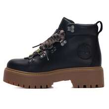 Timberland New Anti-Slip Waterproof Thick Sole Height-Increasing Women's Outdoor Sports Casual Martin Boots - Black/Brown - View 8