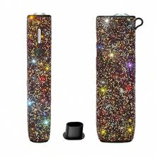BLBLBL 1SET Multi-Color Hanging Hole Keyring Anti-Drop Shiny Luxury 360° Asymmetrical Arranged A-Grade Rhinestone Electronic Cigarette Protective Case FOR IQOS ILUMA I ONE & ILUMA ONE+ Replacement Shell, Suitable For Daily Use - IILUMA I ONE - View 22
