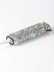 BLBLBL 1SET Multi-Color Hanging Hole Keyring Anti-Drop Shiny Luxury 360° Asymmetrical Arranged A-Grade Rhinestone Electronic Cigarette Protective Case FOR IQOS ILUMA I ONE & ILUMA ONE+ Replacement Shell, Suitable For Daily Use - IILUMA I ONE - View 7