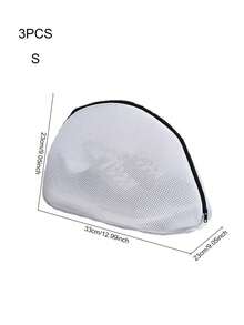 Mesh Shoe Bag With Zipper, Suitable For Washing Machine, Travel Clothing Storage Bag, Household Shoe Washing Bag, Specialized Filter Anti-Deformation Laundry Bag For Shoes, Shoe Accessories, Shoe Storage, Shoe Box, Shoe Organizer Bag, Shoe Bag, Room Miscellaneous Storage Bag, Travel Storage Bag, Drawstring Shoe Bag, Shoe Cover, Portable Dust-Proof Bag, Unisex, Travel Essential, Cruise Essential, Vacation Essential - Black and White - View 16