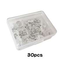30/50 miếng cố định mép đệm ghế sofa, đinh xoắn dùng trong gia đình, ghim cố định vô hình, kẹp chống trượt ga trải giường, phụ kiện giường ngủ - Trong sáng - Xem 15