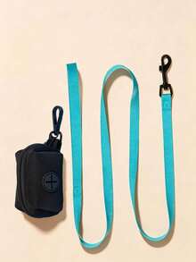 1 pieza Dispensador de bolsas para recoger heces de perro de goma de cloropreno suave y de alta calidad, se puede conectar a la correa (correa y bolsas para heces no incluidas) - Multicolor - Ver 20
