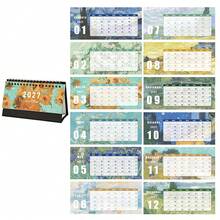 2027 Vintage Desktop Calendar Oil Painting Themes, Daily Monthly Portable Schedule Table Planner Date Organizer Desk Weekly Calendars Small Size For Home Office Supplies New Year And Presents Birthday Room Decoration - Single Piece - View 13