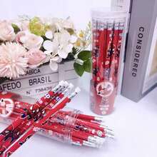 30pcs/Set Cartoon Pencil Anime Cartoon Pencil Student Writing Pen Pencil School Stationery Supplies Gift Suitable For Holiday Parties And Birthday Gifts - Multicolor - View 3
