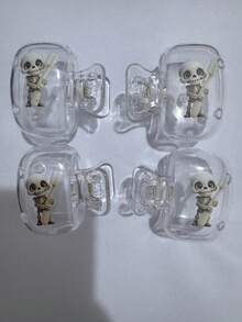 2pcs Portable Toothbrush Holders Featuring A "Skull Holding A Toothbrush" Design-Suitable For Home And Travel Use. Features Protective Case For Storage And Organization. Ideal For Home Use And Travel; A Stylish, Durable Oral Care Accessory.Halloween - A - View 10