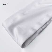 Nike 運動髮帶 封閉式髮帶 快乾吸汗 健身籃球網球 白色 - 非開放 白色 速乾材質 - 查看 3
