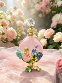 Botol Enamel Bertema Hutan Vintage yang Indah 30ml dengan Motif Peri dan Bunga, Wadah Mini Isi Ulang, Botol Dispenser Parfum dan Minyak Esensial Portabel untuk Perjalanan/Liburan, Hadiah Sempurna untuk Anak Perempuan (Parfum Tidak Termasuk; Hanya Botol Kosong) - View 9