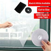 1 pieza Juego de pantalla mosquitera autoadhesiva para ventana, juego de pantalla ajustable DIY, adecuado para ventanas - sin necesidad de taladrar, adecuado para varias ventanas - mejora la comodidad del hogar - A - Ver 5