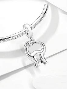 1件精緻時尚彎頸龍形串珠吊墜，適合DIY製作手鍊、項鍊和手鐲，送給女性與女孩的完美禮物 - 彎曲頸腕龍 - 查看 3