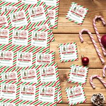 120pcs/20sheets Merry Christmas Gift Tag Stickers, Self-Adhesive Christmas Name Labels For Gift Wrapping & Party Favors, Holiday Gift Labels, Party Supplies & Christmas Decorations - Multicolor - View 1