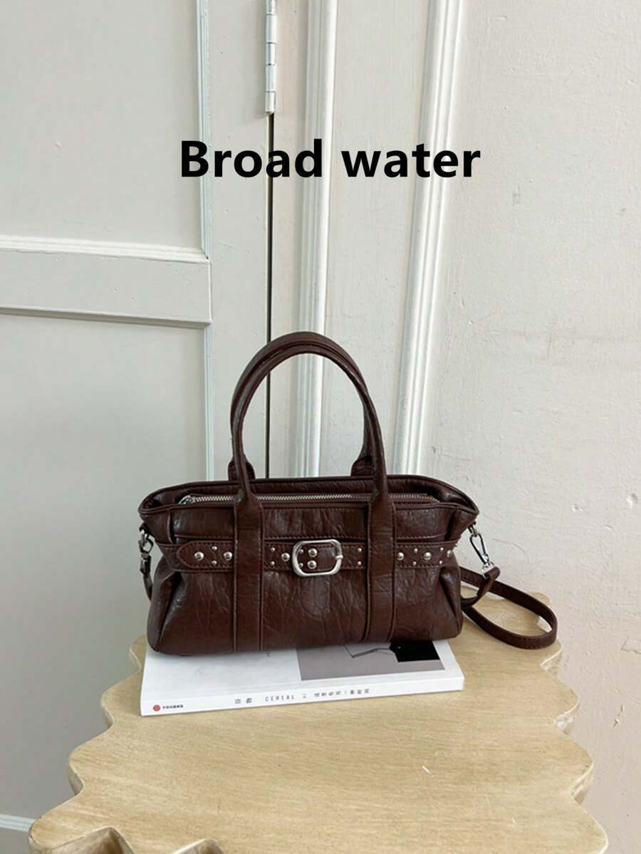 Minimalist Women's Handbag 2026 Fashion New Style Exquisite High-End Chic Rivet Luxury Shoulder Crossbody Bag