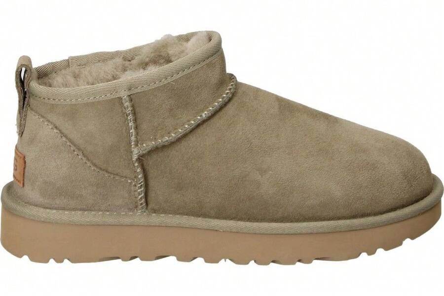 UGG أحذية بوت كاحل وجوارب نسائية - أخضر - مشاهدة 1