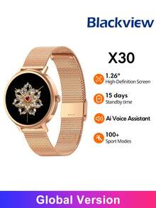 Blackview X30 智慧手錶 全球版 1.26 吋螢幕 360*360 解析度 LBS 基站定位 + WiFi 定位 + GPS 定位 320 mAh 電池 藍牙通話 語音助手 天氣功能 血氧監測 - 查看 9
