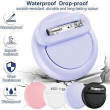 4pcs Locator Protective Case Suitable For Airtag Anti-Loss Device, Pin-Fixed Waterproof Silicone Material Protective Cover, Suitable For Bags, Clothes, Compact And Lightweight - View 6