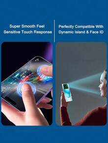 3-Pack Anti-Peeping Privacy Tempered Glass Screen Protector, Compatible With IPhone Duo/18 Pro Max/17/16/15/14/13/12/11/XR 6.1 Inch, Full Coverage Anti-Glare Protection Film, Scratch-Resistant, Smooth Touch, Anti-Fingerprint, Shockproof And Drop-Resistant Protection, Perfect Gift For Family And Friends. - Black - View 4