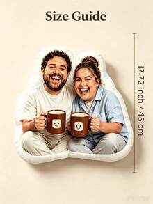 1pc Customized Monkey Shaped Pillow - Personalized Photo, Ideal Gift For Him, Her, Boyfriend, Girlfriend, Dad, Mom, Family And Friends | Perfect For Indoor Decor - Sofa, Bed, Car, Tea Room, Bedroom - Multicolor - View 9
