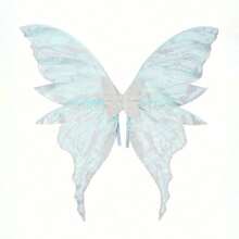 Super Fairy Transparent Chiffon Butterfly Wings - Forest Theme Fairy & Elf Cosplay Props - Halloween / Birthday Party / Photo Decoration - Multicolor - View 11