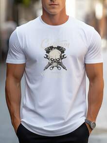 Men T-Shirts - 白色 - 查看 1