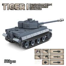 經典坦克裝甲車積木套裝，STEM 感官教育玩具，軍事愛好者的理想收藏品，適合作為兒童生日禮物、教室禮物，以及萬聖節和聖誕派對禮物 - 彩色 - 查看 3