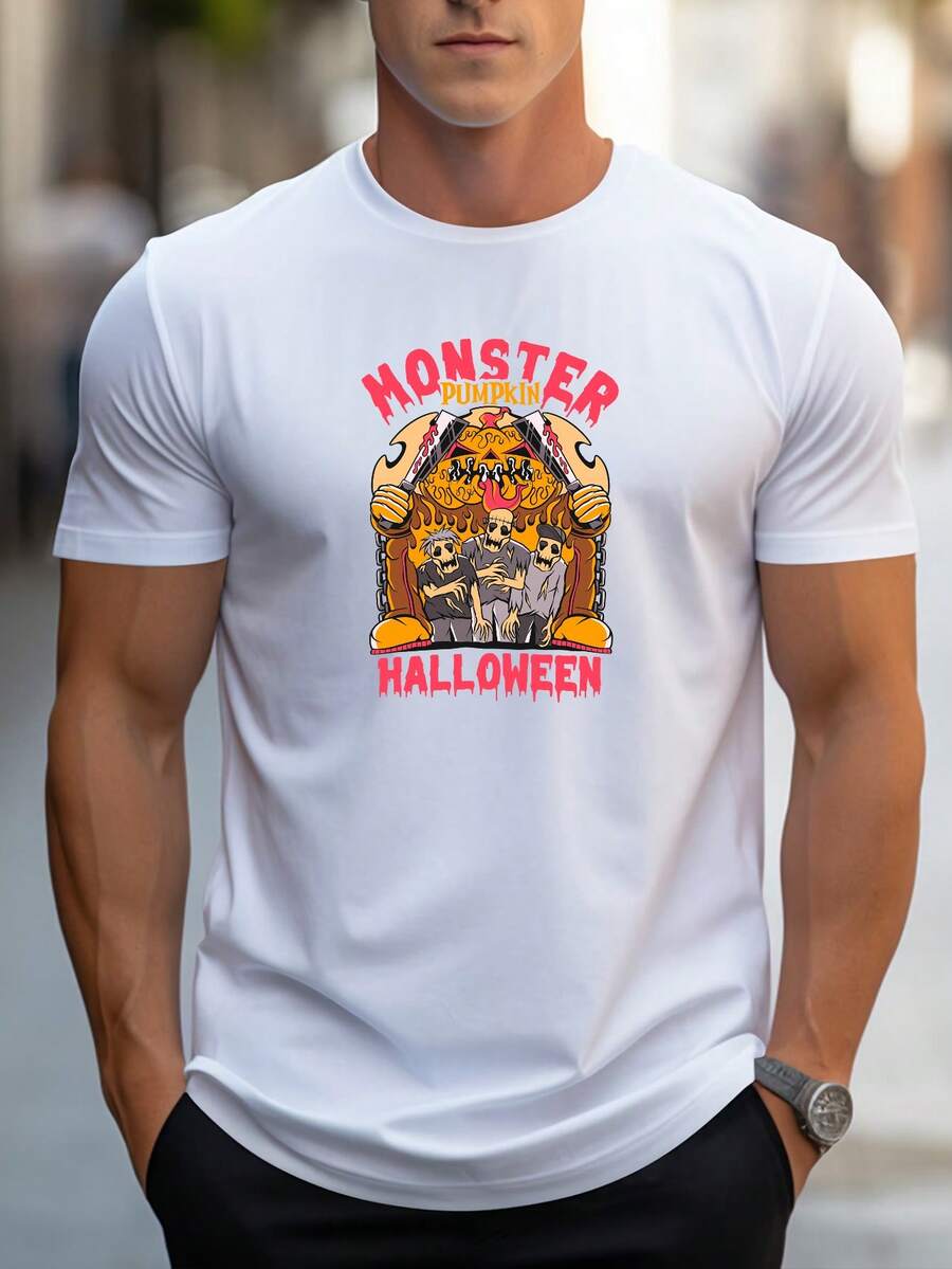 Men T-Shirts - 白色 - 查看 1