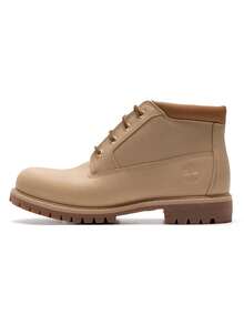 Timberland Men's Martin Boots Outdoor Sports Shoes Commuter British Style Mid-Top Boots - Apricot Color - View 5