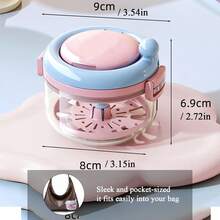Dental Denture Cleaning Box, Orthodontic Retainer Storage Case, Cleaning Soaking Cup With Drainage Slot, Storage Container For Soaking Items, Suitable For Travel Cleaning, Equipped With Mirror And Brush - A - View 11