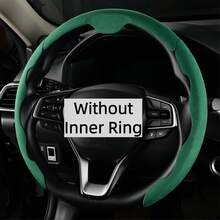 3pcs Non-Slip Steering Wheel Cover - Suede + Supercar Feel + Sweat-Absorbent + Anti-Freeze + Center Alignment Mark + Lightweight + Easy Installation, For Car/Pickup/SUV/MPV/RV/Van - Suede - View 11