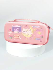 1pc Y2K Style Cartoon Pixel Cat Illustration Protective Case For Nintendo Switch 2 (2025) Game Console, Compatible With Switch NS/Switch OLED/Switch Lite, TPU Soft Shell, Universal Protective Cover, Switch Controller Protector, Switch Gaming Accessories, Compatible With PS5 Gamepad Storage Bag, Anti-Drop, Anti-Slip, Scratch-Resistant, Stylish, Best Gift For Family And Friends - View 16