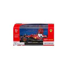 Burago 1/43 2025 Ferrari Racing Car With Helmet, Leclerc #16 - SF25 #16 Lec Lerc - View 4