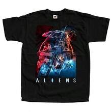 Alien V4 Poster Men T Shirt All Sizes S-5XL - 黑色 - 查看 1