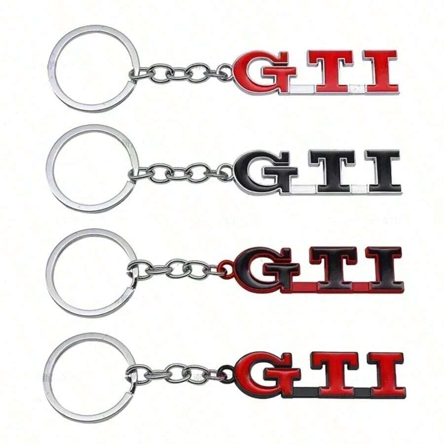 Metal Car Key Rings For VW GTI Logo Golf Polo Passat Rline Jetta Touareg Beetle Tiguan MK3 Touran Keychain Keyrings - A - View 1