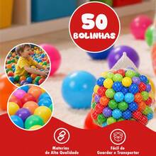 Bag Of Colorful Balls For Children's Pool 50 Units - 50個彩球 - 查看 4