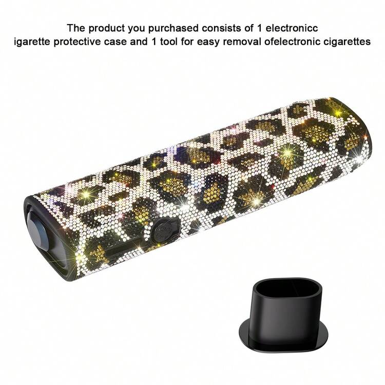 BLBLBL 1組多色豹紋時尚性感亮面防摔軟電子煙保護殼，專為第七代 IQOS ILUMA I ONE 設計，適合日常使用或作為禮物 - 彩色 - 查看 21