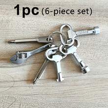 Multi-Function Screwdriver Bits, Socket Screwdriver, Wrench Set - Ideal Tool For Various Home Repair Challenges - Keychain Design - A - View 8
